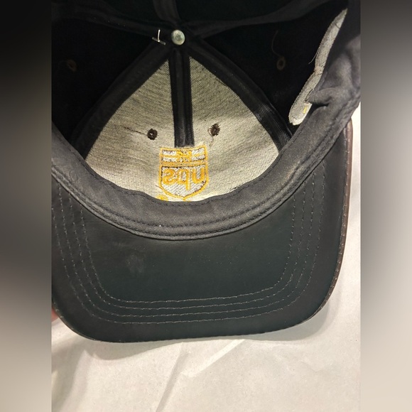 UPS Vintage Racing #88 Dale Jarrett Modern Headwear Hat/Cap leather black - Picture 6 of 7